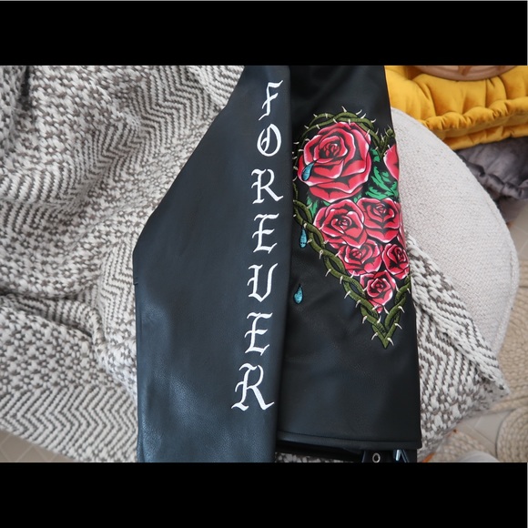 UNIF Always and Forever Moto Jacket size large - Picture 5 of 8